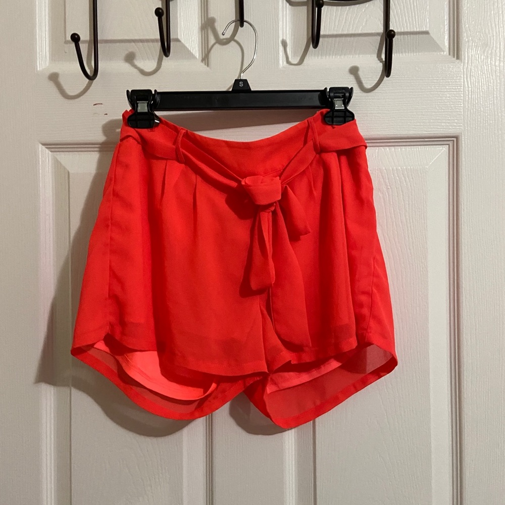 Neon mini shorts